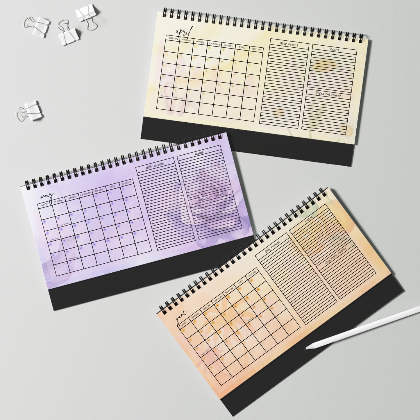 Colorful 2025 Calendar Planner