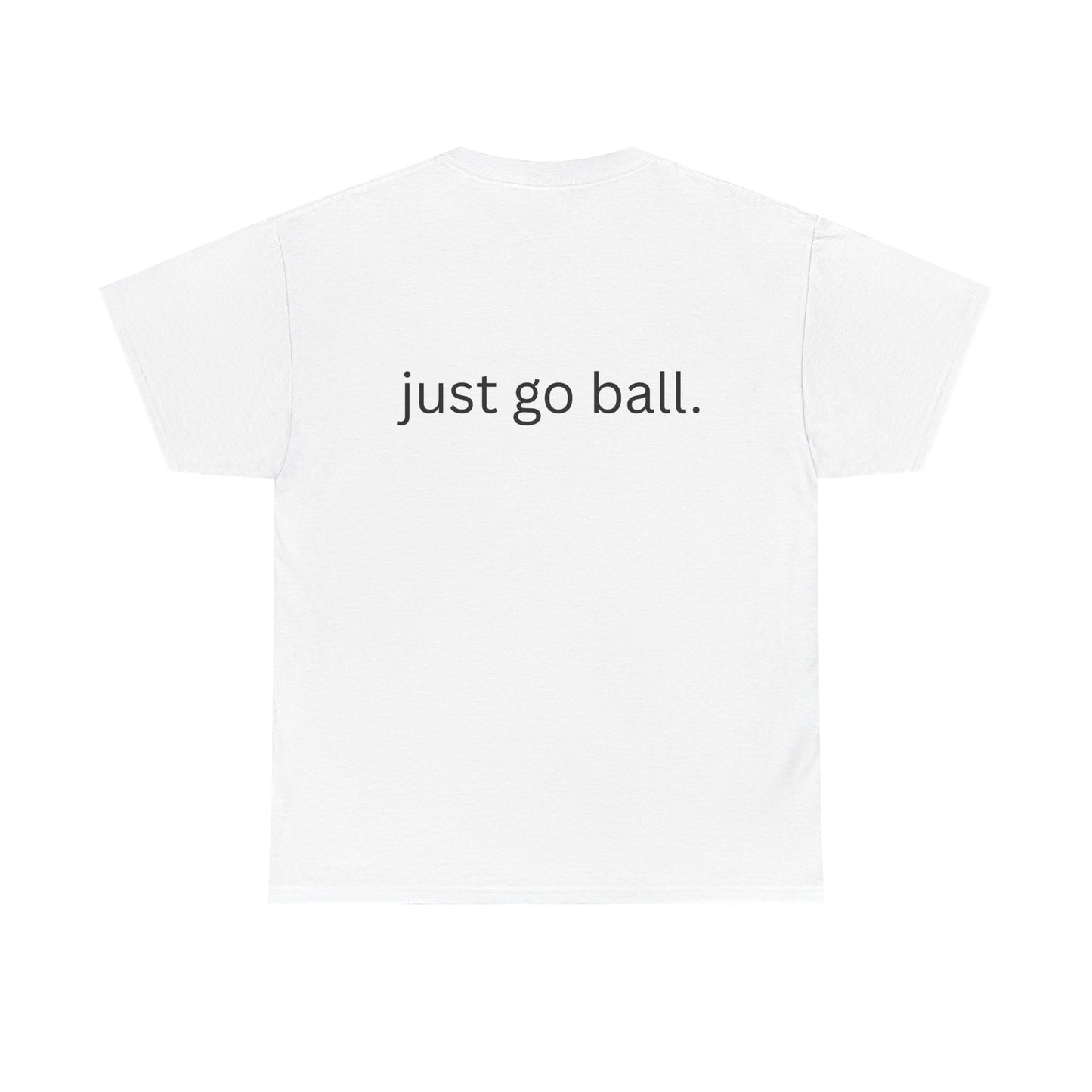 ball out "south beach" black tee/ball out "ice" white tee
