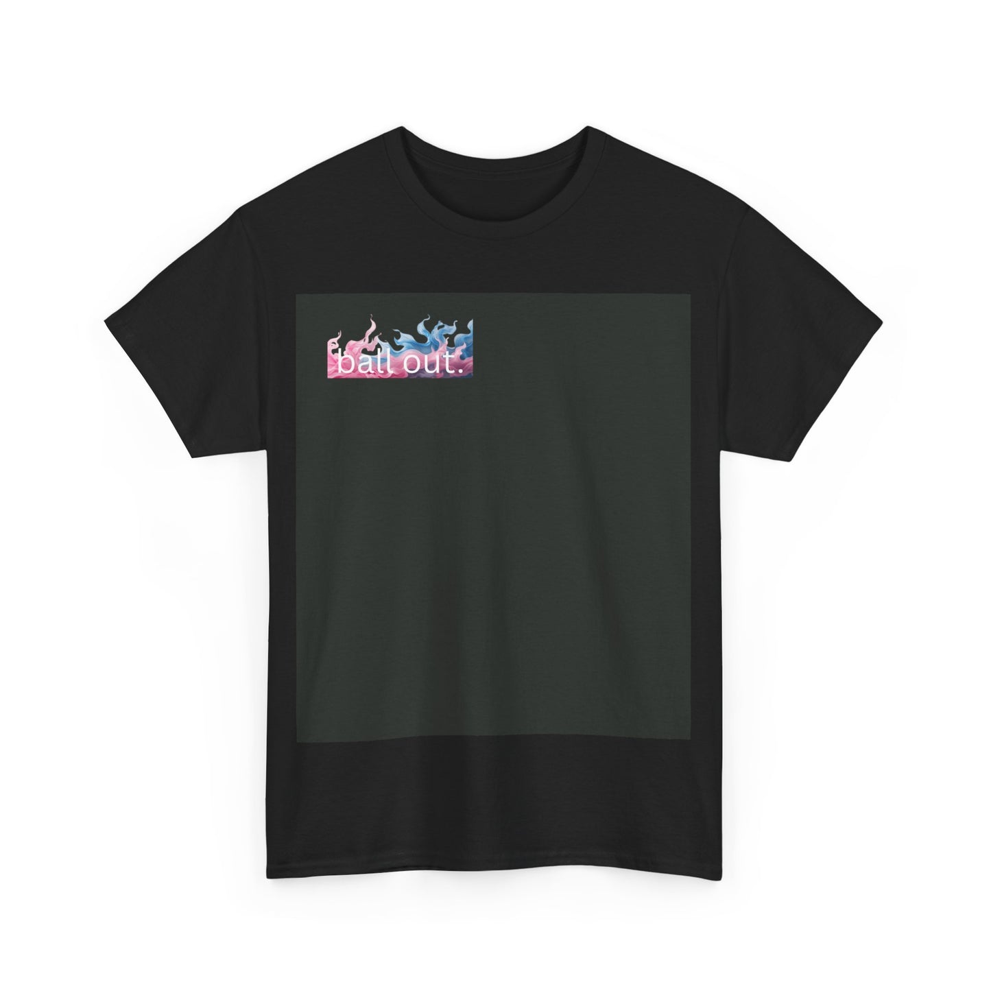 ball out "south beach" black tee/ball out "ice" white tee